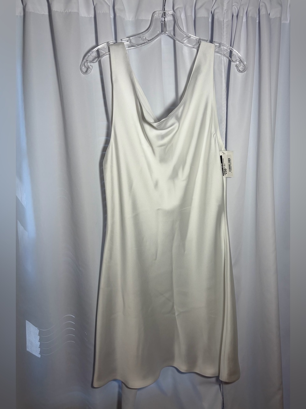 NWT NORMA KAMALI White Maria Mini Dress Size L